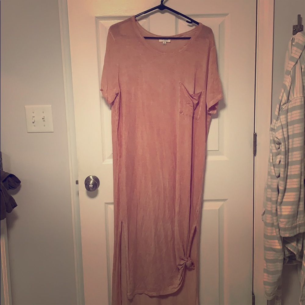 UMGEE tshirt dress size M - coral pink